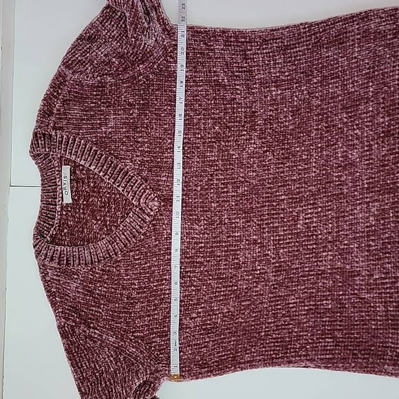 Orvis Chenille Pullover V-Neck Sweater/ L. CUT SIZE LABEL.CHECK THE MEASURE - Picture 7 of 11